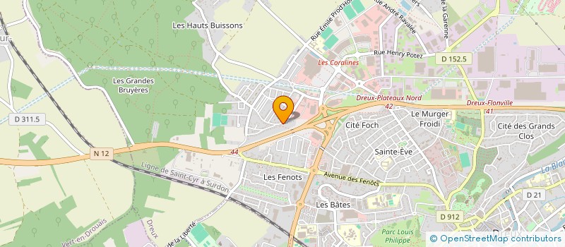 localisation de l'entreprise MONSIEUR THIERRY ALLEN à DREUX