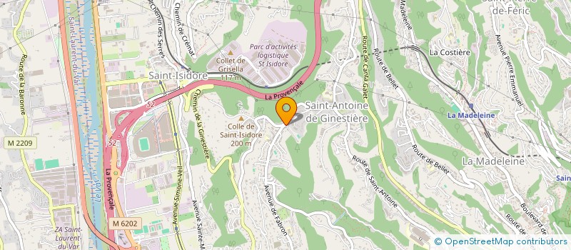 localisation de l'entreprise MONSIEUR THIERRY ALVADO  NICE