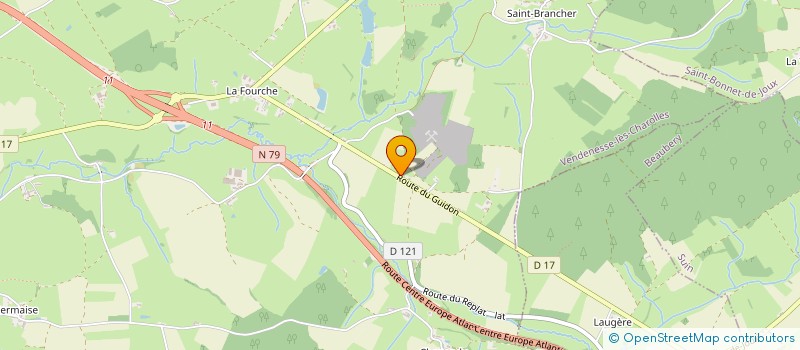 localisation de l'entreprise MONSIEUR THIERRY AMATE  VENDENESSE-LES-CHAROLLES