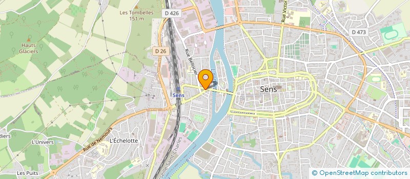 localisation de l'entreprise MONSIEUR THIERRY AMELINE à SENS