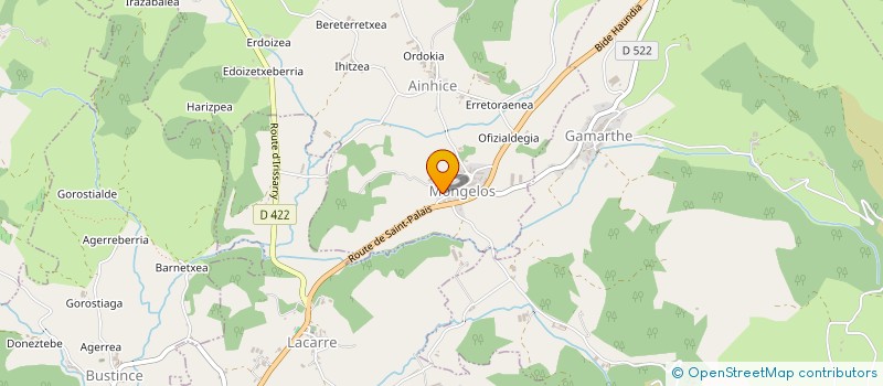 localisation de l'entreprise MONSIEUR THIERRY AMESTOY  AINHICE-MONGELOS