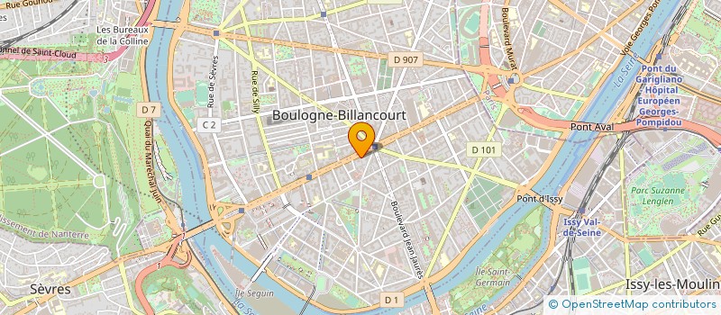 localisation de l'entreprise MONSIEUR THIERRY ANCEL PIROUELLE à BOULOGNE-BILLANCOURT