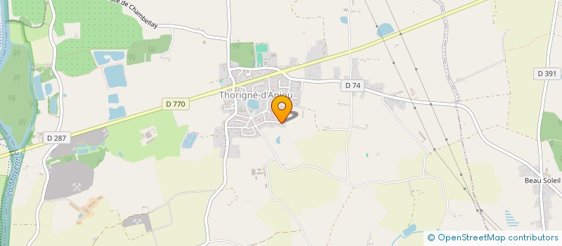 localisation de l'entreprise MONSIEUR THIERRY ANDRAULT  THORIGNE-D'ANJOU