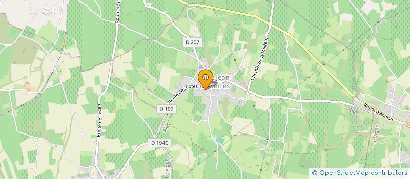 localisation de l'entreprise MONSIEUR THIERRY ANDRE  SAINT-JEAN-DE-SERRES