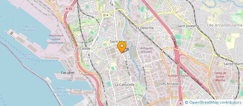 localisation de l'entreprise MONSIEUR THIERRY ANDREU à MARSEILLE