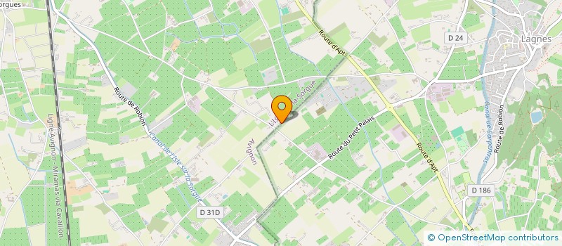 localisation de l'entreprise MONSIEUR THIERRY ANDRIEU  L'ISLE-SUR-LA-SORGUE