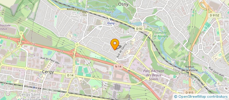 localisation de l'entreprise MONSIEUR THIERRY ANDRIEUX  OSNY