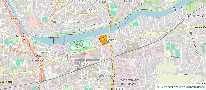 localisation de l'entreprise MONSIEUR THIERRY ANDRIEUX  VAULX-EN-VELIN