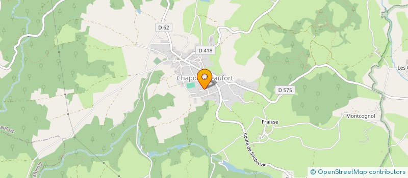 localisation de l'entreprise MONSIEUR THIERRY ANDRIEUX  CHAPDES-BEAUFORT