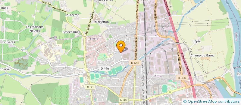 localisation de l'entreprise MONSIEUR THIERRY ANDRIEUX  GLEIZE