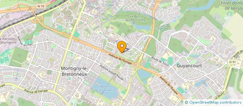 localisation de l'entreprise MONSIEUR THIERRY ANO  GUYANCOURT