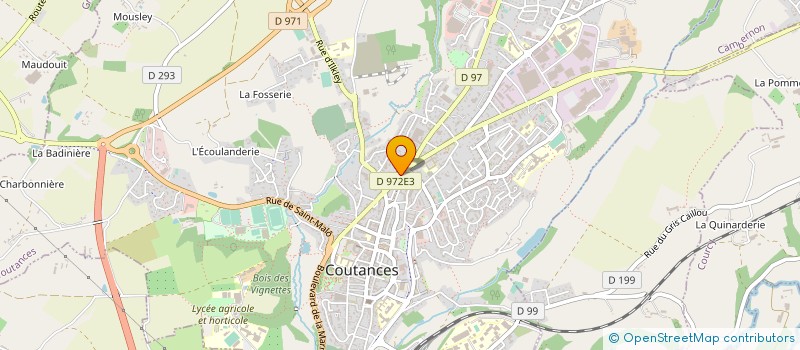localisation de l'entreprise MONSIEUR THIERRY ANQUETIL  COUTANCES