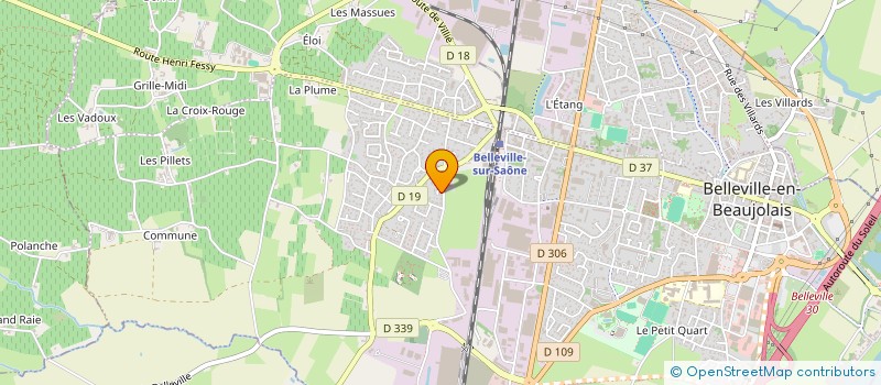 localisation de l'entreprise MONSIEUR THIERRY ANTE  BELLEVILLE-EN-BEAUJOLAIS