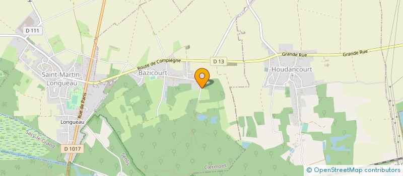 localisation de l'entreprise MONSIEUR THIERRY APPLAINCOURT  BAZICOURT