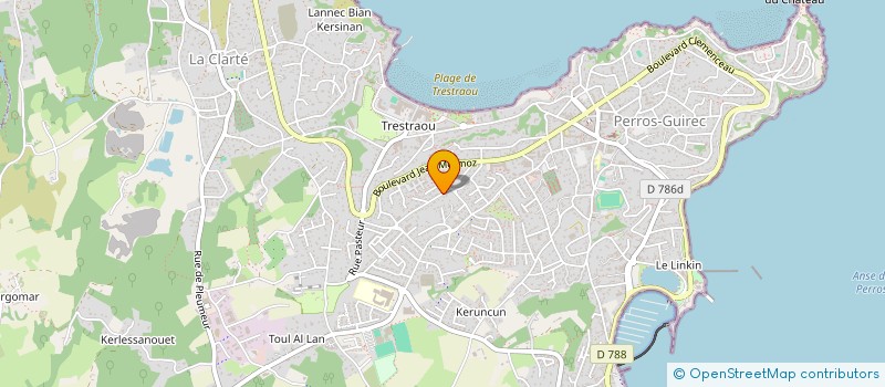 localisation de l'entreprise MONSIEUR THIERRY ARCELIN  PERROS-GUIREC