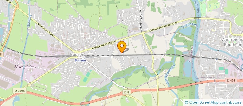 localisation de l'entreprise MONSIEUR THIERRY ARCHER  BONSON