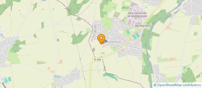 localisation de l'entreprise MONSIEUR THIERRY ARCIS  CHARVIEU-CHAVAGNEUX