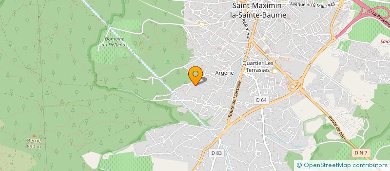 localisation de l'entreprise MONSIEUR THIERRY ARENE  SAINT-MAXIMIN-LA-SAINTE-BAUME