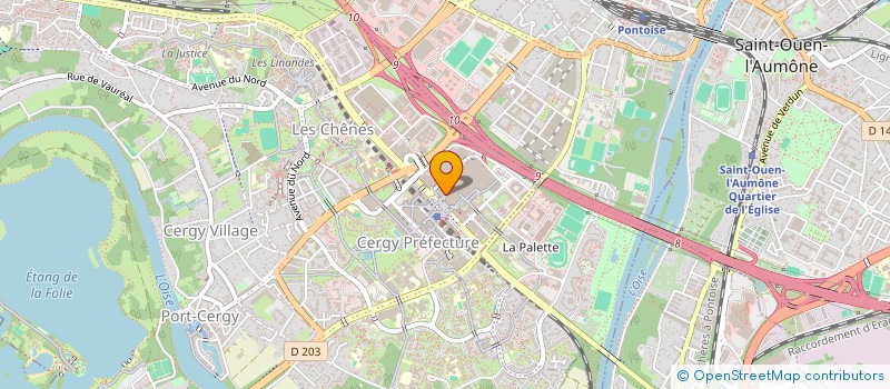 localisation de l'entreprise MONSIEUR THIERRY ARLOT  CERGY