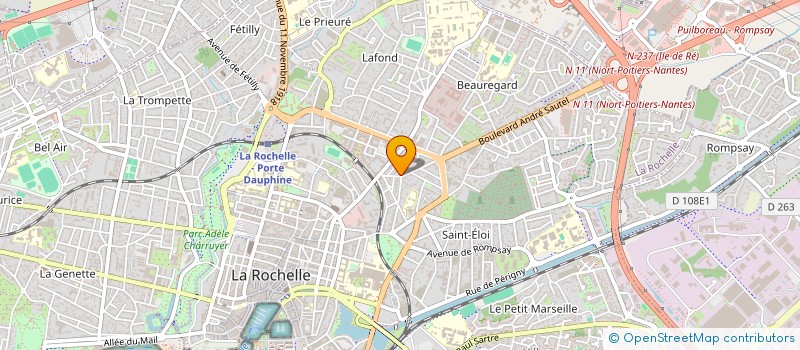 localisation de l'entreprise MONSIEUR THIERRY ARMAND  SAINTES