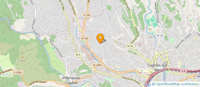 localisation de l'entreprise MONSIEUR THIERRY ARMANDO à CAGNES SUR MER