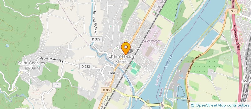 localisation de l'entreprise MONSIEUR THIERRY ARNAUD  CHARMES-SUR-RHONE