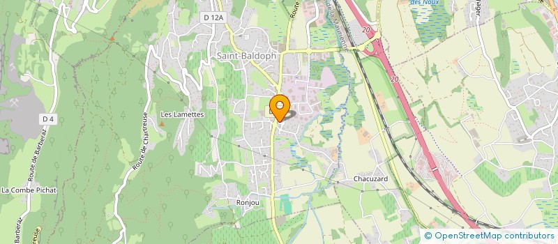 localisation de l'entreprise MONSIEUR THIERRY ARNAUD -GODDET  SAINT-BALDOPH