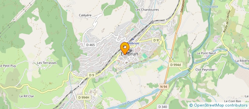 localisation de l'entreprise MONSIEUR THIERRY ARNOUX à EMBRUN