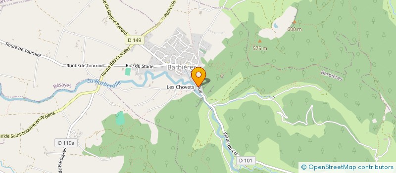 localisation de l'entreprise MONSIEUR THIERRY ARRIETA DONOSO  BARBIERES