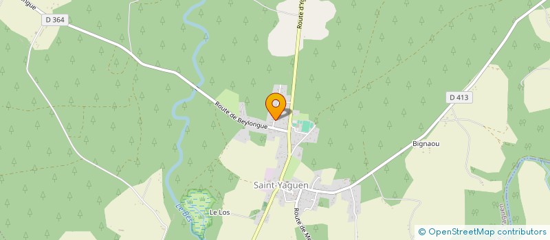 localisation de l'entreprise MONSIEUR THIERRY ARROSTEGUY  SAINT-YAGUEN