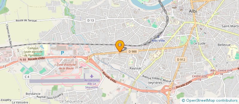 localisation de l'entreprise MONSIEUR THIERRY ASTRUC à ALBI