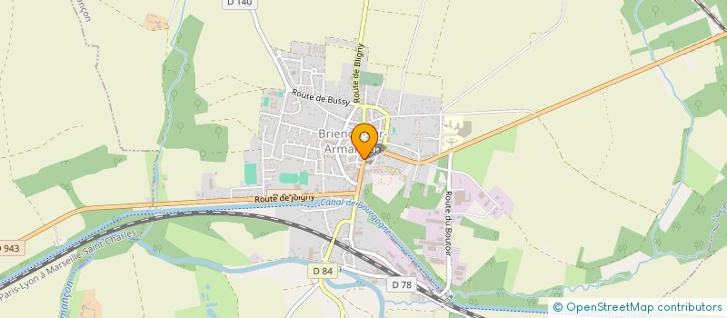 localisation de l'entreprise MONSIEUR THIERRY ATHAYNE à BRIENON-SUR-ARMANCON