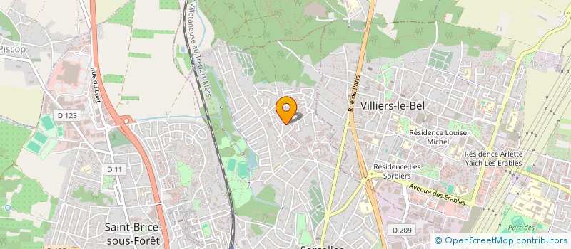 localisation de l'entreprise MONSIEUR THIERRY ATILA  OSUANE  SARCELLES