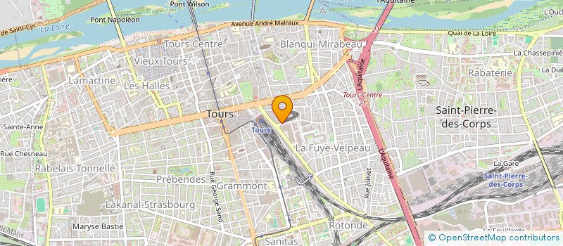 localisation de l'entreprise MONSIEUR THIERRY AUBRAY  TOURS