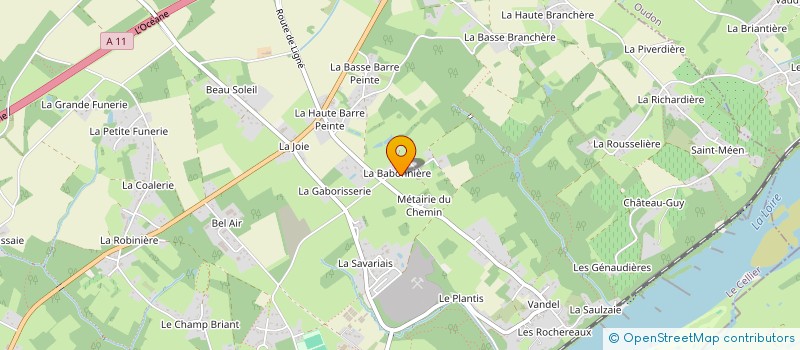 localisation de l'entreprise MONSIEUR THIERRY AUBRY à LE CELLIER