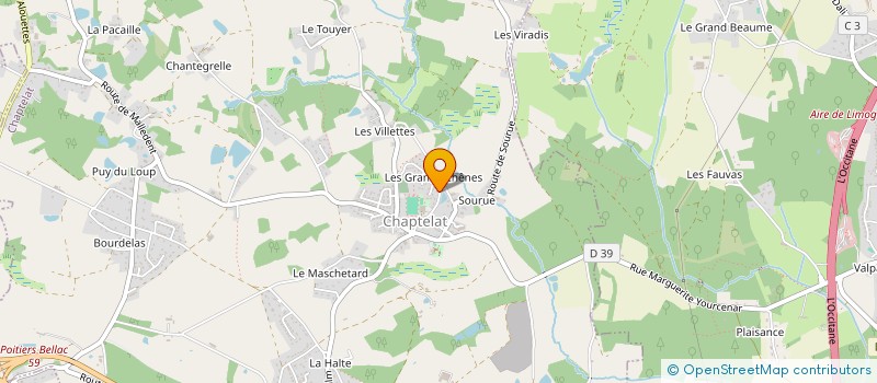 localisation de l'entreprise MONSIEUR THIERRY AUDOUSSET à CHAPTELAT