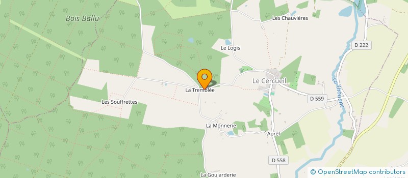 localisation de l'entreprise MONSIEUR THIERRY AUDRA à LE CERCUEIL