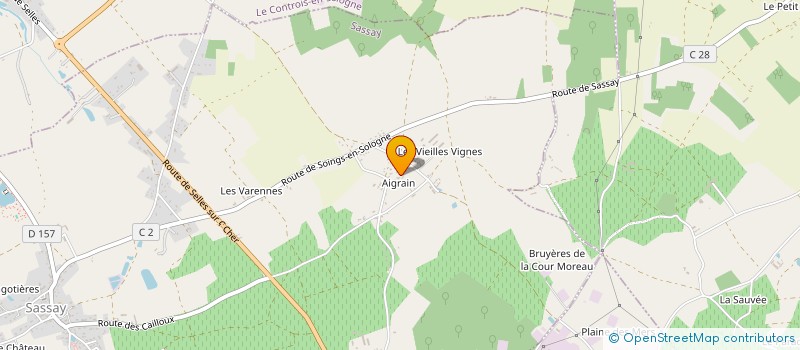 localisation de l'entreprise MONSIEUR THIERRY AUGER  SASSAY