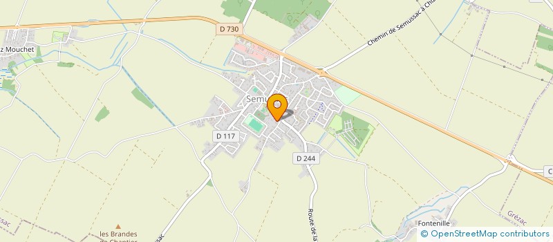 localisation de l'entreprise MONSIEUR THIERRY AUGERAUD  SEMUSSAC