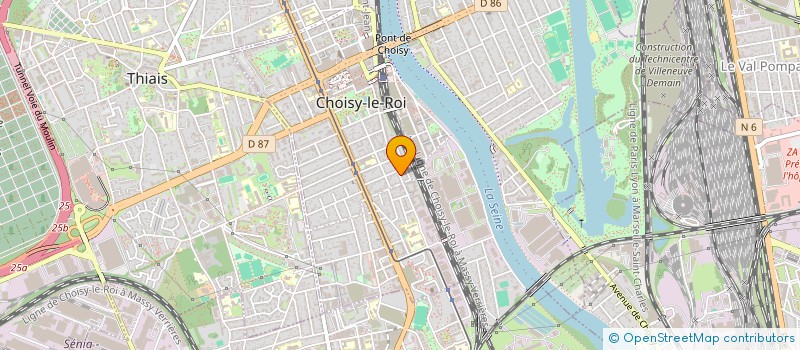 localisation de l'entreprise MONSIEUR THIERRY AUGUIER  CHOISY-LE-ROI