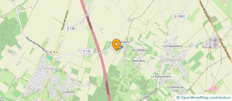 localisation de l'entreprise MONSIEUR THIERRY AURY  CHERMIGNAC