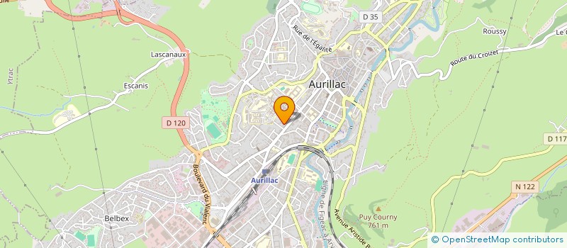 localisation de l'entreprise MONSIEUR THIERRY AUSTRUI à AURILLAC
