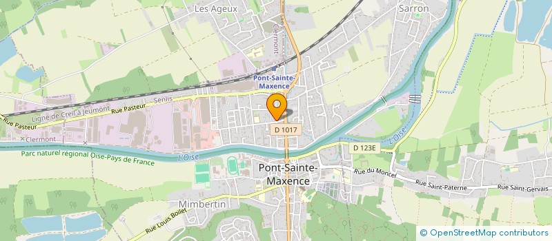 localisation de l'entreprise MONSIEUR THIERRY AVEDISSIAN  PONT-SAINTE-MAXENCE