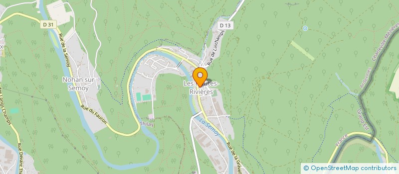 localisation de l'entreprise MONSIEUR THIERRY AVRIL  LES HAUTES-RIVIERES