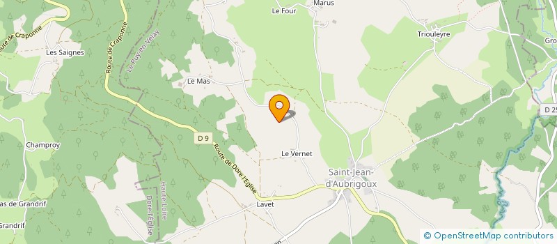 localisation de l'entreprise MONSIEUR THIERRY AYEL à CRAPONNE-SUR-ARZON