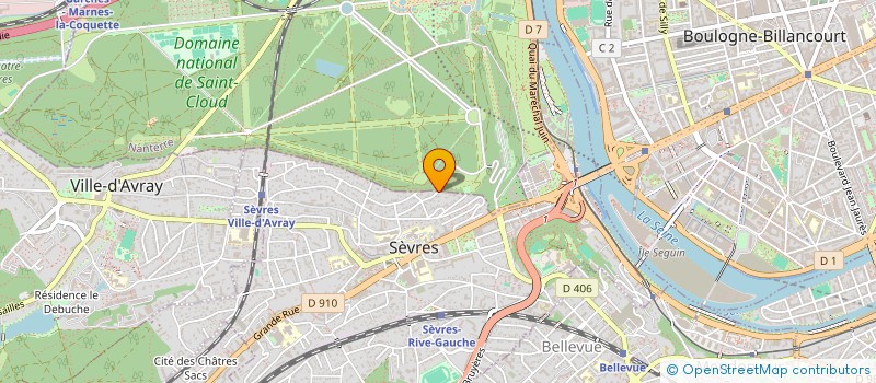 localisation de l'entreprise MONSIEUR THIERRY AYMONIER à SEVRES