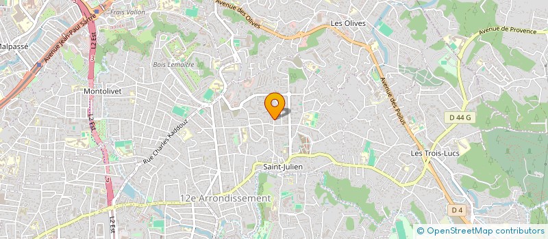 localisation de l'entreprise MONSIEUR THIERRY AZOULAY à MARSEILLE