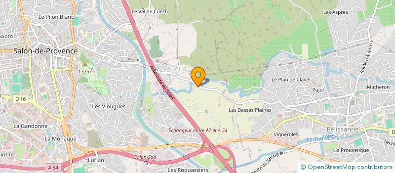 localisation de l'entreprise MONSIEUR THIERRY AZZOLIN  SALON-DE-PROVENCE