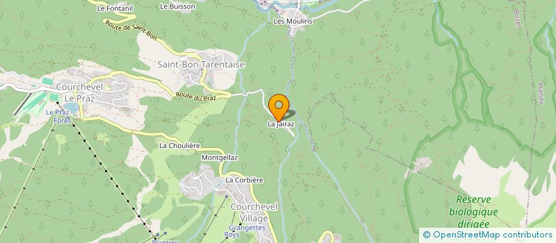 localisation de l'entreprise MONSIEUR THIERRY BACCONNIER à COURCHEVEL