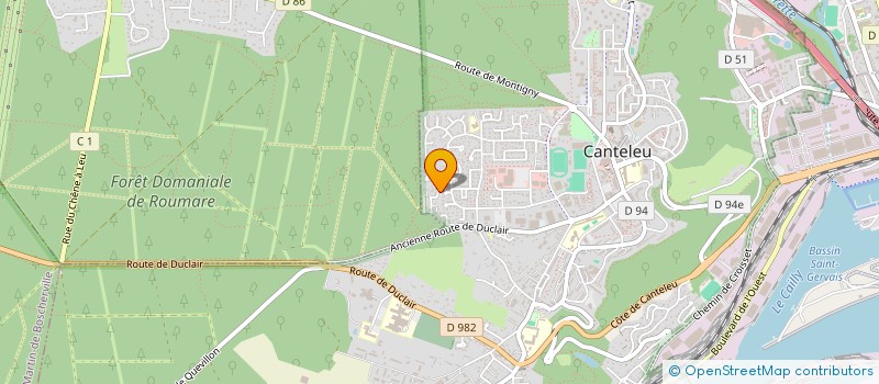 localisation de l'entreprise MONSIEUR THIERRY BACHELARD  CANTELEU